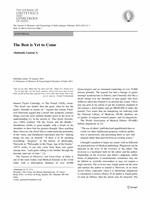 The Best Is Yet To Come